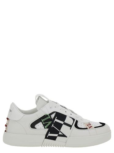 White Vltn Sneakers In Leather Man - Valentino Garavani - Modalova