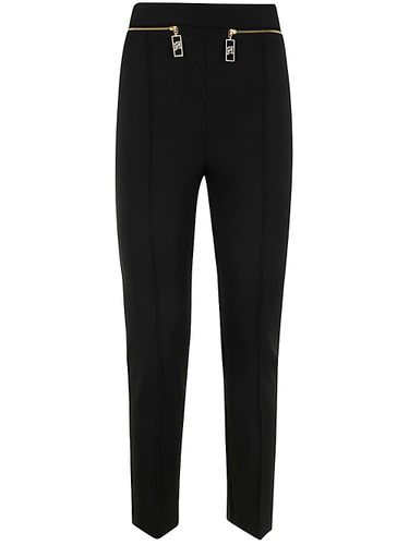 Slim Pants With Belt - Elisabetta Franchi - Modalova