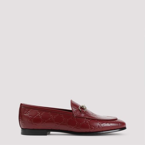 Gucci Leather Gg Jordaan Loafer - Gucci - Modalova