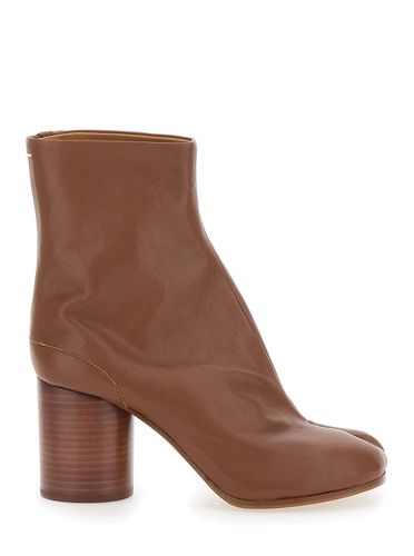 Tabi High Heel Ankle Boots In Leather Woman - Maison Margiela - Modalova