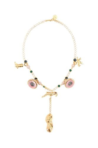 Marni Gold Metal Necklace - Marni - Modalova