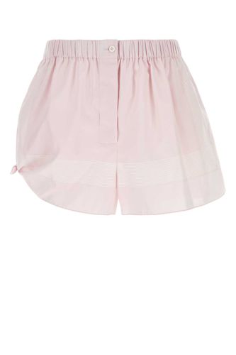 Prada Pastel Pink Cotton Shorts - Prada - Modalova