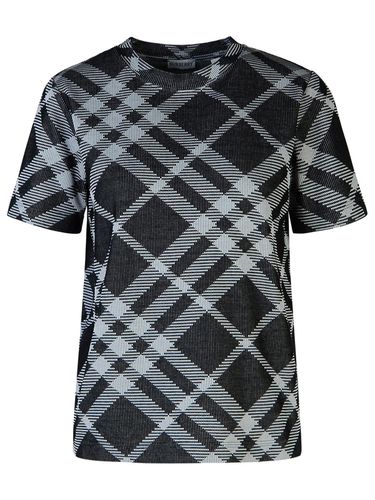 Burberry Black Cotton Blend T-shirt - Burberry - Modalova