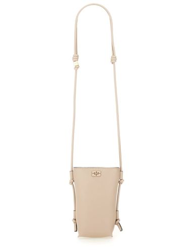 Ganni Shoulder Bag With Logo - Ganni - Modalova