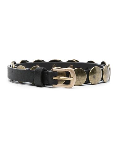 Belt Trinidad Thin Washed Leather Flesh Side With Studs - Golden Goose - Modalova