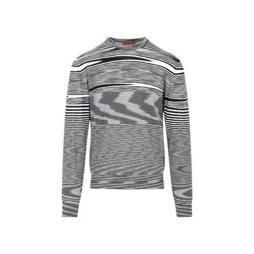 Striped Crewneck Long-sleeved Jumper - Missoni - Modalova