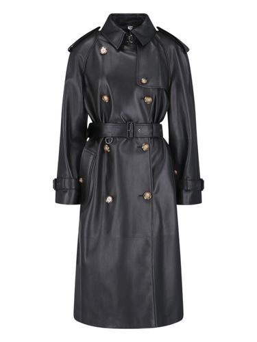 Burberry Leather Trench Coat - Burberry - Modalova