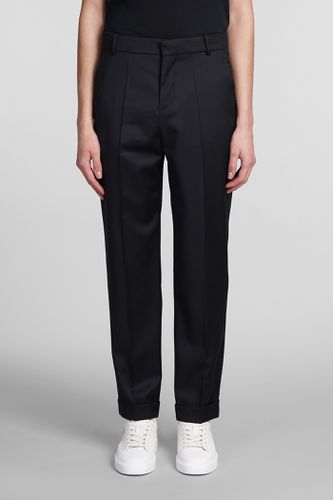 Balmain Pants In Black Wool - Balmain - Modalova