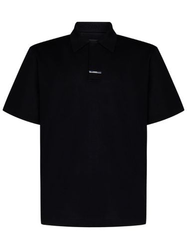 Givenchy Black Polo Shirt In Cotton - Givenchy - Modalova