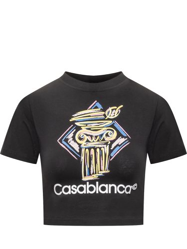 Casablanca Diamond Printed T-shirt - Casablanca - Modalova