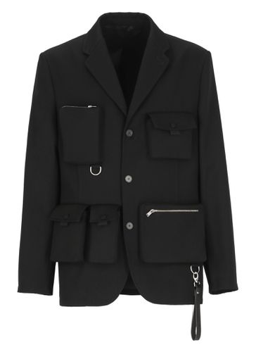 Lanvin Blazer In Black Wool - Lanvin - Modalova