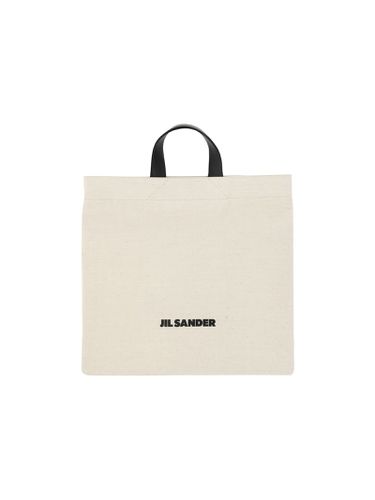 Jil Sander Sand Canvas Shopping Bag - Jil Sander - Modalova