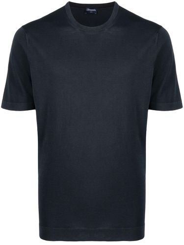 Drumohr Blue Cotton T-shirt - Drumohr - Modalova