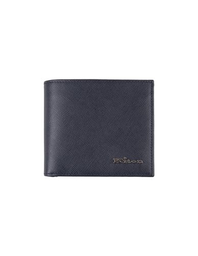 Kiton Blue Leather Wallet With Logo - Kiton - Modalova