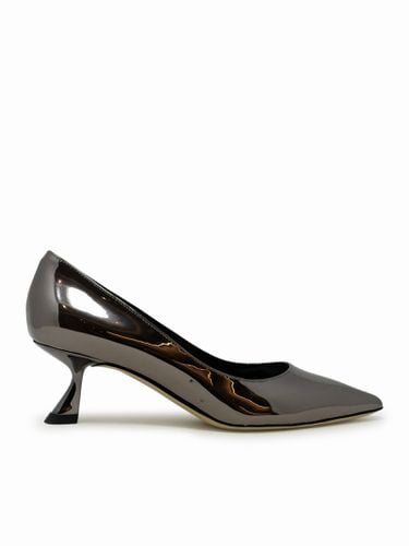 Anthracite Patent Leather Pumps - Ninalilou - Modalova