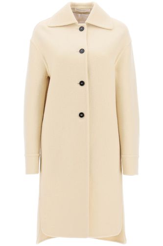 Deconstructed Coat In Virgin Wool - Jil Sander - Modalova