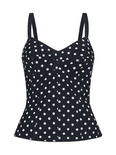 Dolce & Gabbana Dots Print Top - Dolce & Gabbana - Modalova