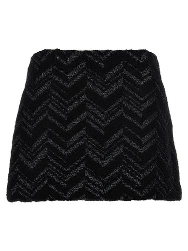 Missoni Chevron Lamé Bouclé Skirt - Missoni - Modalova