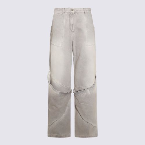 The Attico Grey Cotton Denim Jeans - The Attico - Modalova