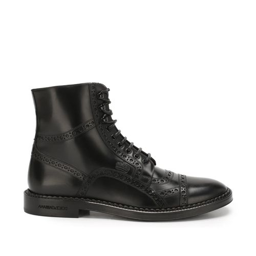 Dolce & Gabbana Leather Boots - Dolce & Gabbana - Modalova