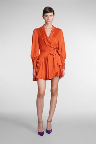 Zimmermann Dress In Orange Silk - Zimmermann - Modalova