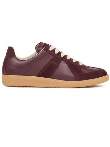 Replica Sneakers In Suede And Leather - Maison Margiela - Modalova