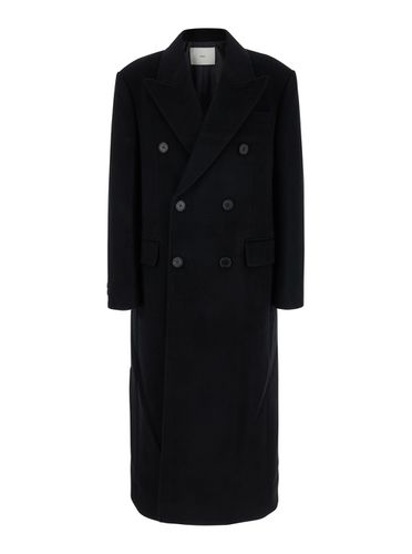 Unisex Tailored Double-breasted Wool Coat - Dunst - Modalova