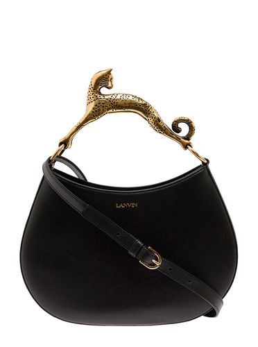 Hobo Cat Leather Handbag Woman - Lanvin - Modalova