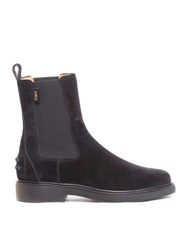 Tod's Round Toe Ankle Boots - Tod's - Modalova