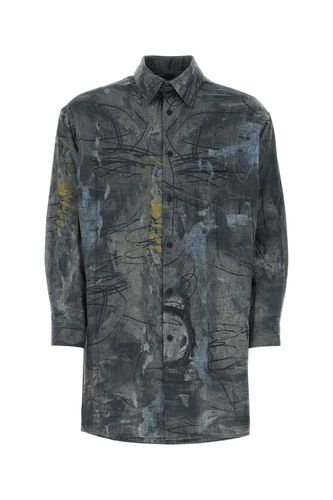 Yohji Yamamoto Printed Cotton Shirt - Yohji Yamamoto - Modalova