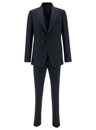 Single-breasted Suit With Peak Revers In Wool Man - Lardini - Modalova