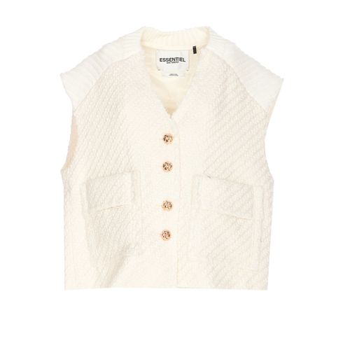 Sleeveless Knitted Jacket - Essentiel Antwerp - Modalova