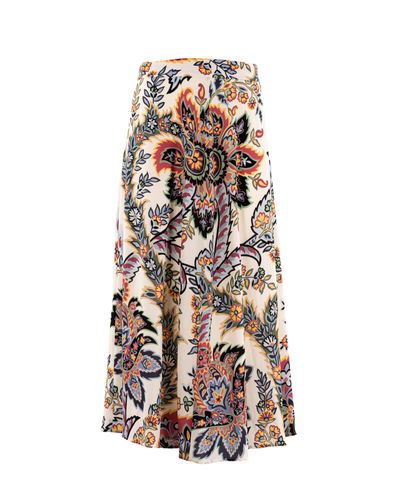 Paisley-printed High Waist Midi Skirt - Etro - Modalova