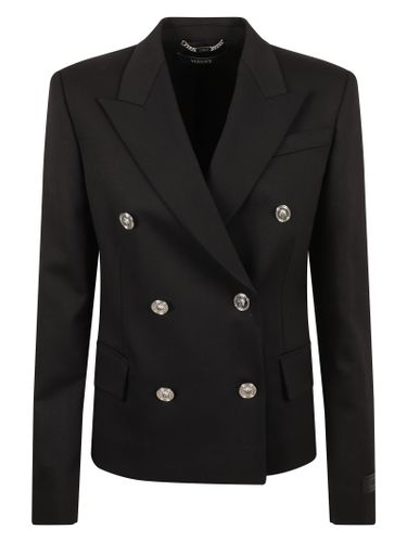 Double-breasted Cropped Blazer - Versace - Modalova