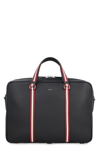 Bally Code Leather Briefcase - Bally - Modalova