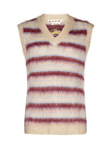 Marni Striped Mohair Vest - Marni - Modalova