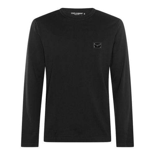 Logo Tag Long-sleeved T-shirt - Dolce & Gabbana - Modalova