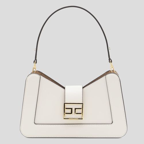 White Shoulder Bag - Elisabetta Franchi - Modalova