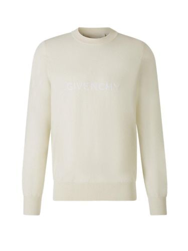 Logo Embroidered Knitted Jumper - Givenchy - Modalova
