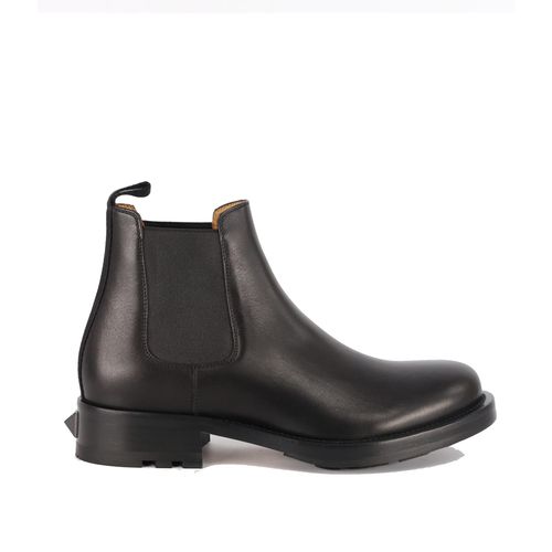 Garavani Roman Stud Leather Boots - Valentino Garavani - Modalova