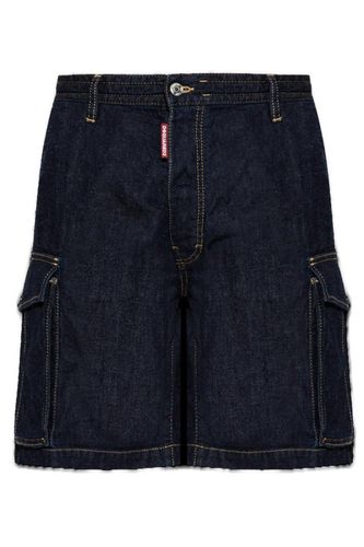 Summer Lovers Denim Cargo Shorts - Dsquared2 - Modalova