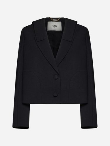 Fendi Wool-blend Bolero Blazer - Fendi - Modalova