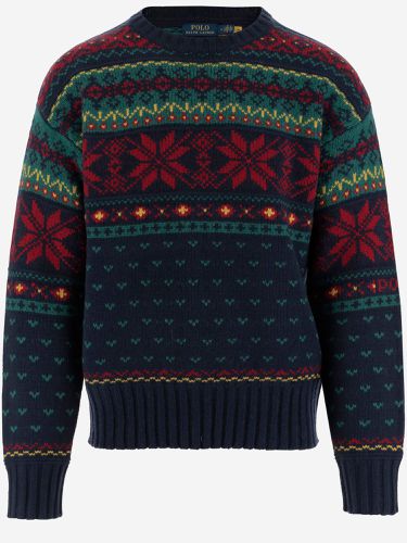 Snowflake Pattern Wool Sweater - Polo Ralph Lauren - Modalova