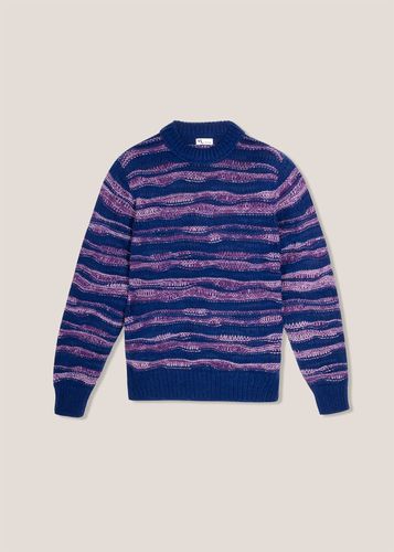 Aabuk Klein Blue Alpaca Sweater - doppiaa - Modalova