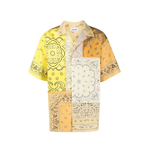 Kenzo Patchwork Short Sleeves Shirt - Kenzo - Modalova