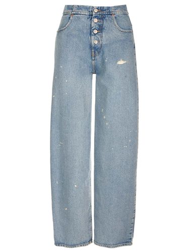 MM6 Maison Margiela Wide Leg Jeans - MM6 Maison Margiela - Modalova