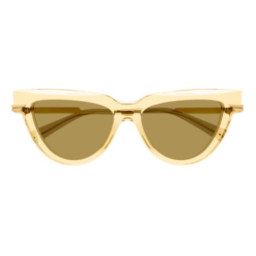 Bv1265s004 Yellow Gold Brown - Bottega Veneta Eyewear - Modalova