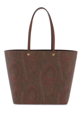 Etro Brown Leather Blend Bag - Etro - Modalova