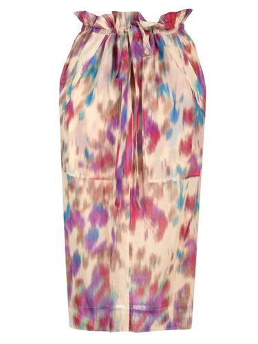 Tie-dyed Drawstring Midi Skirt - Marant Étoile - Modalova