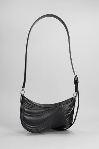 Small Shoulder Bag In Black Leather - Mugler - Modalova